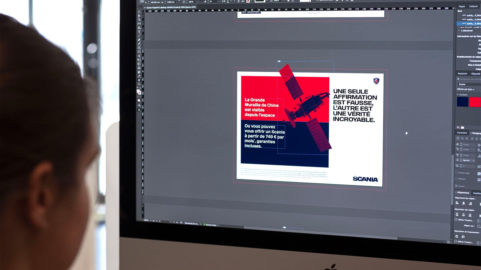 Création du mailing sur Adobe Indesign