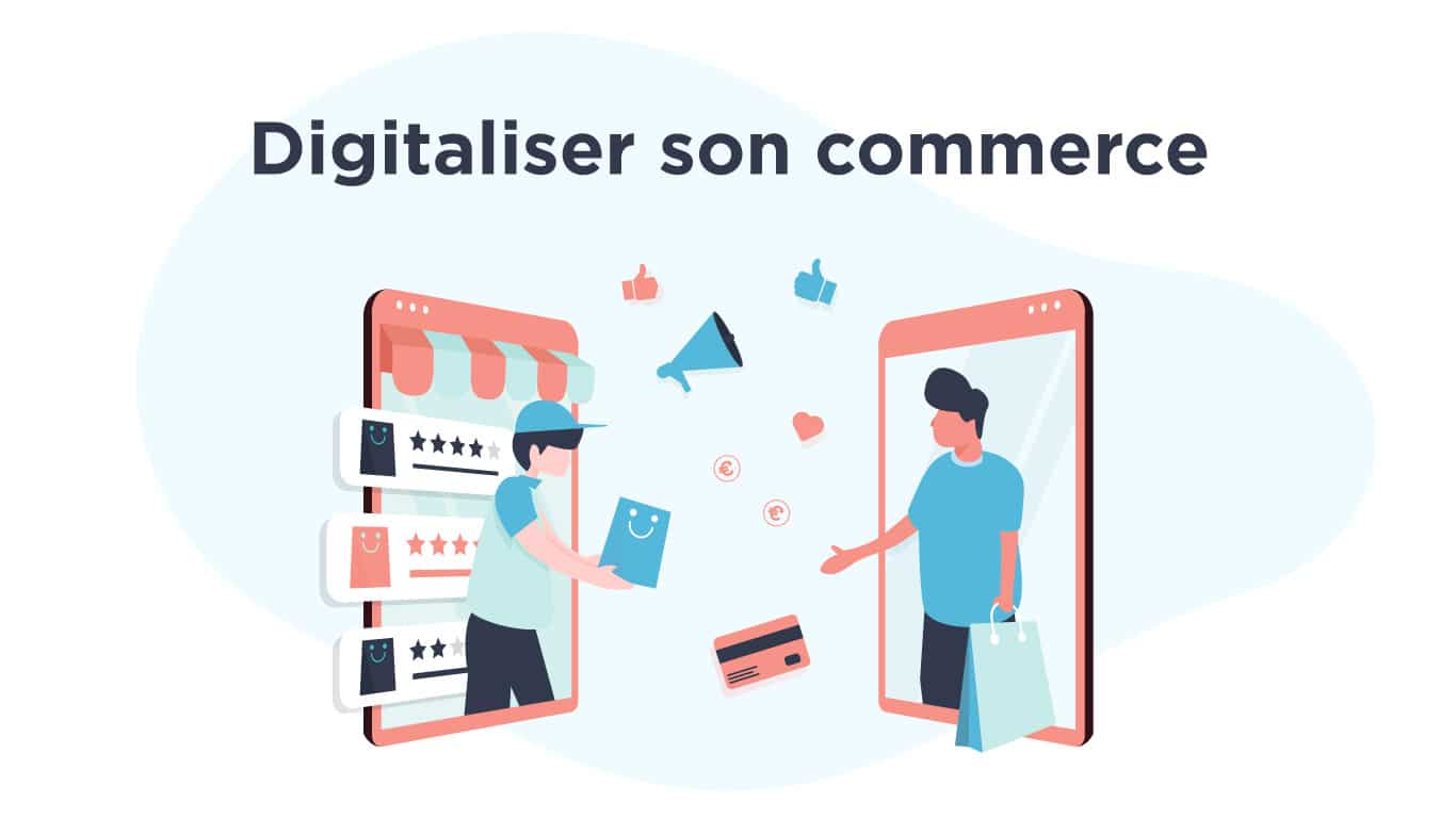 Illustration digitaliser son commerce