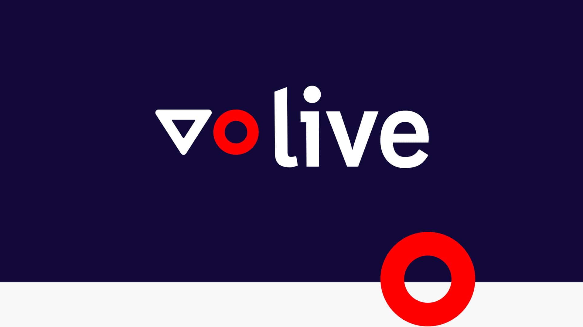 Logo horizontal de VO Live