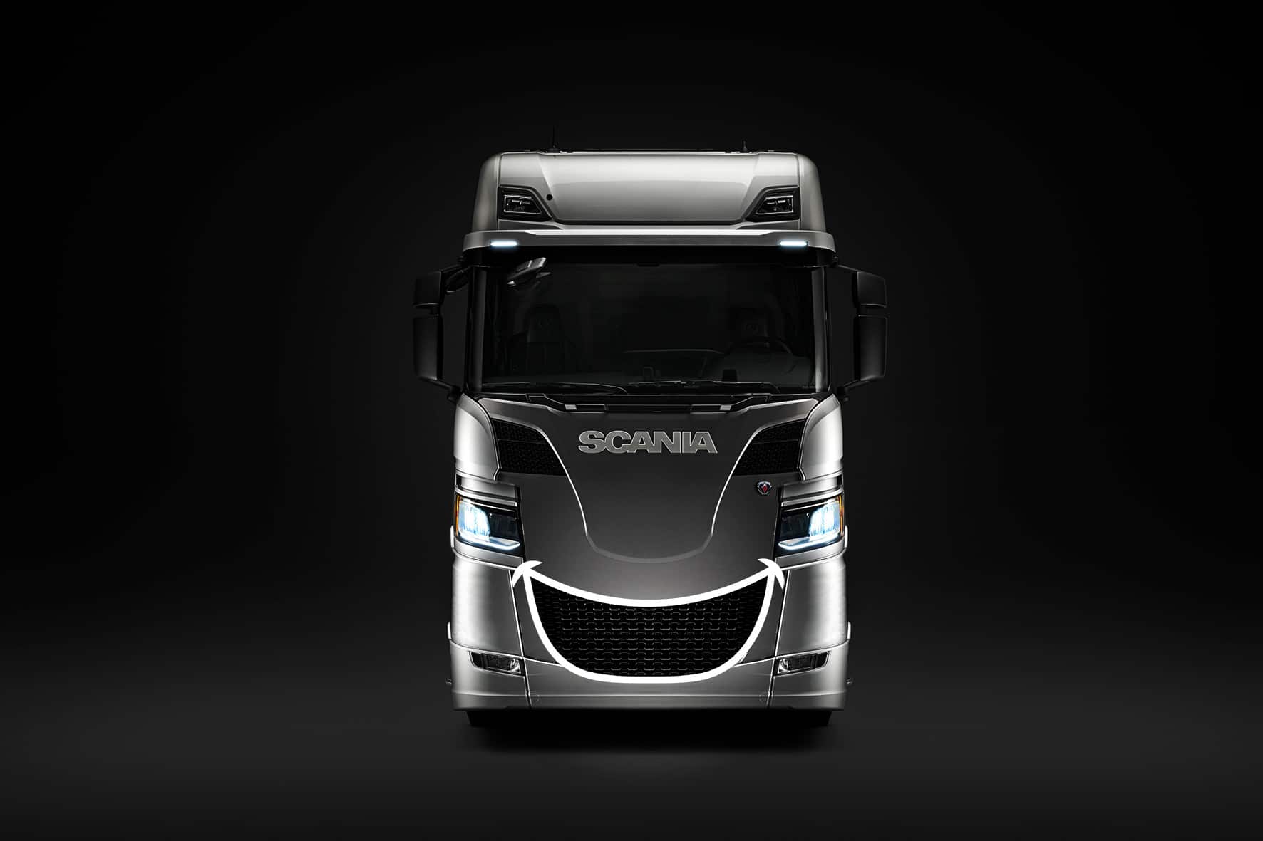 Le camion sourire par Scania