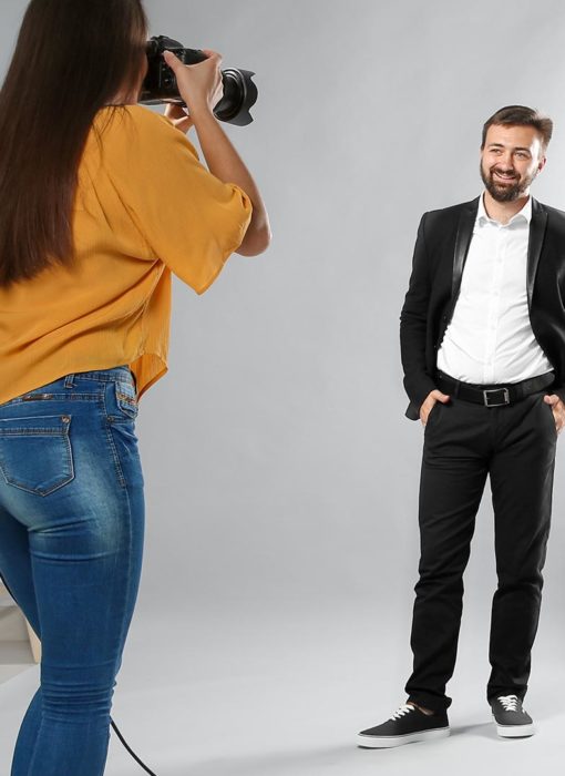 Séance photo en studio pour une entreprise