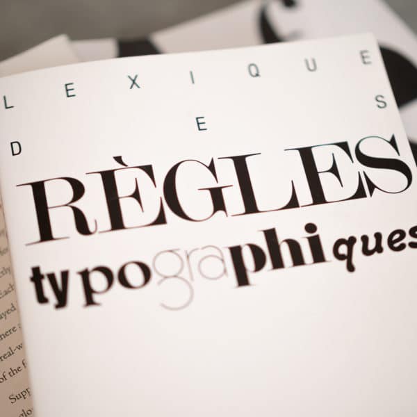 Les règles typographiques