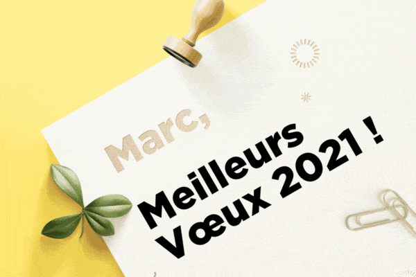 Meilleurs voeux 2021