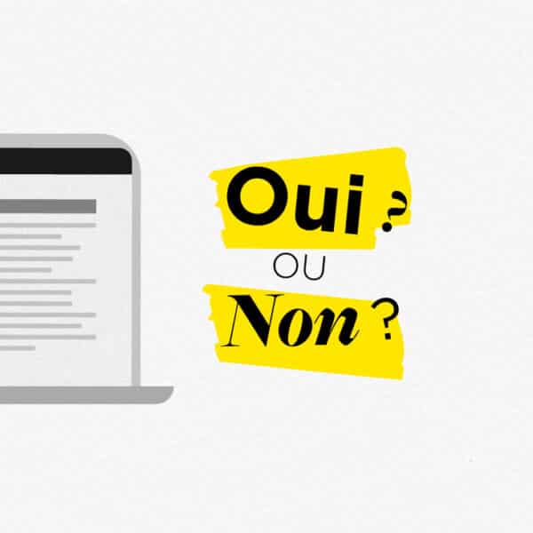 illustration de la justification des textes sur le web